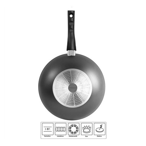 Stoneline | 19569 | Pan | Wok | Diameter 30 cm | Suitable for induction hob | Removable handle | Anthracite - 3